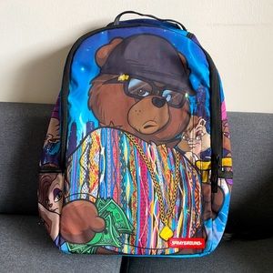 Sprayground Pimp Bear Backpack